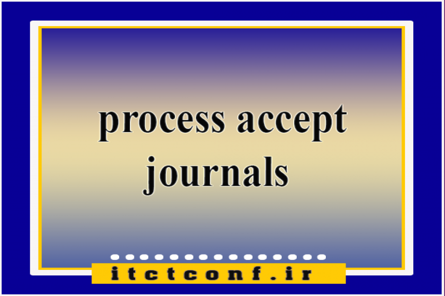 The application process for printing accepted articles in journals The application process for printing accepted articles in journals